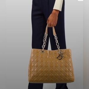 Christian Dior Yan Tote Bag Quilted